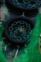 Load image into Gallery viewer, little dream catcher with tiger eye beads