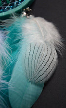 Load image into Gallery viewer, Small turquoise dreamcatcher