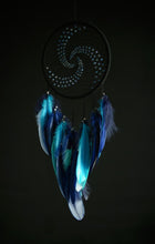 Load image into Gallery viewer, large dream catcher with glass bead spiral