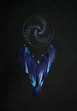 Load image into Gallery viewer, large dream catcher with glass bead spiral