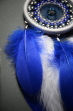 Load image into Gallery viewer, little white blue dream catcher