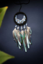 Load image into Gallery viewer, Small dream catcher with colorful feathers
