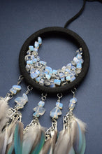 Load image into Gallery viewer, Small dream catcher with colorful feathers