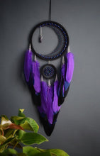 Load image into Gallery viewer, large purple dream catcher
