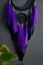 Load image into Gallery viewer, large purple dream catcher