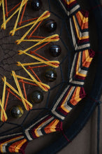Load image into Gallery viewer, Large black orange red dream catcher
