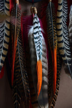 Load image into Gallery viewer, Large black orange red dream catcher
