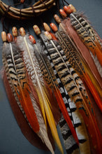 Load image into Gallery viewer, dream catcher with pheasant feathers