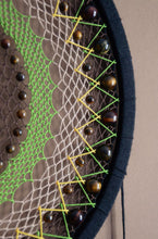 Load image into Gallery viewer, Large black brown yellow dream catcher