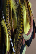 Load image into Gallery viewer, Large black brown yellow dream catcher