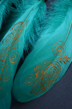 Load image into Gallery viewer, Mini brown teal dream catcher