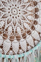 Load image into Gallery viewer, large mint white dream catcher