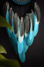 Load image into Gallery viewer, big black blue dream catcher