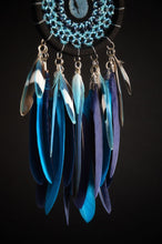 Load image into Gallery viewer, black blue dream catcher