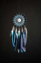 Load image into Gallery viewer, black blue dream catcher