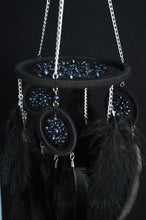 Load image into Gallery viewer, pure black dream catcher