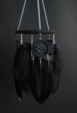 Load image into Gallery viewer, pure black dream catcher