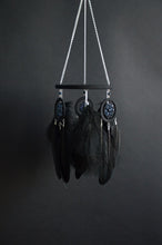 Load image into Gallery viewer, pure black dream catcher