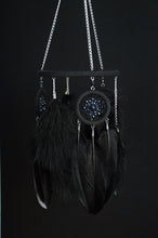 Load image into Gallery viewer, pure black dream catcher