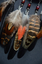 Load image into Gallery viewer, small black red brown dream catcher
