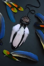 Load image into Gallery viewer, mini black pink dream catcher
