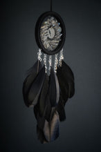 Load image into Gallery viewer, small full black dream catcher
