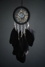 Load image into Gallery viewer, small full black dream catcher