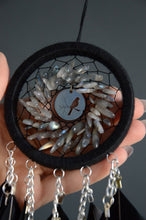 Load image into Gallery viewer, small full black dream catcher
