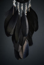 Load image into Gallery viewer, small full black dream catcher