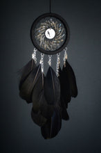 Load image into Gallery viewer, small full black dream catcher