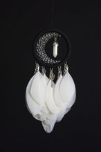 Load image into Gallery viewer, small black white dream catcher