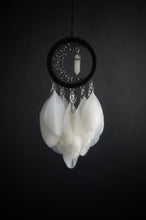 Load image into Gallery viewer, small black white dream catcher