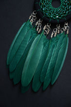 Load image into Gallery viewer, small green dream catcher