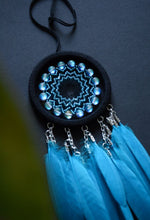 Load image into Gallery viewer, small blue dream catcher