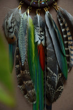 Load image into Gallery viewer, small brown green dream catcher