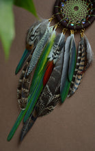 Load image into Gallery viewer, small brown green dream catcher