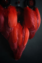 Load image into Gallery viewer, large red dream catcher