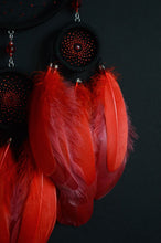 Load image into Gallery viewer, large red dream catcher