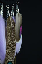 Load image into Gallery viewer, mini purple dream catcher