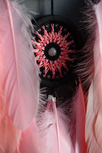 Load image into Gallery viewer, large black pink peach coral dream catcher