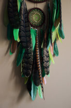 Load image into Gallery viewer, large brown green dream catcher