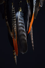 Load image into Gallery viewer, large black gold dream catcher