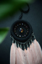 Load image into Gallery viewer, mini black beige dream catcher