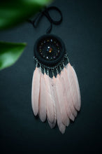 Load image into Gallery viewer, mini black beige dream catcher