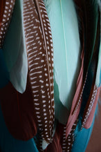 Load image into Gallery viewer, large brown turquoise mint dream catcher