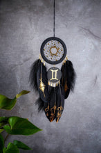 Load image into Gallery viewer, Gemini zodiac dream catcher