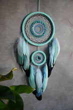 Load image into Gallery viewer, Dreamcatcher with turquoise rocks