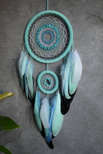 Load image into Gallery viewer, Dreamcatcher with turquoise rocks
