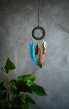 Load image into Gallery viewer, Brown blue dream catcher