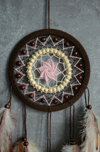 Load image into Gallery viewer, Brown beige dream catcher